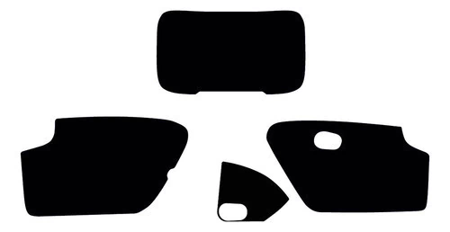 Calcos Graficas Cachas Y Porta Farol Para Xr250 Xr250 Negro