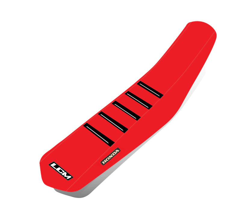 Funda Asiento LCM Ultra Gripp para Suzuki RM-Z 250 RM-Z 450 - 2004-2025 - Rojo / Rojo / Negro Classic