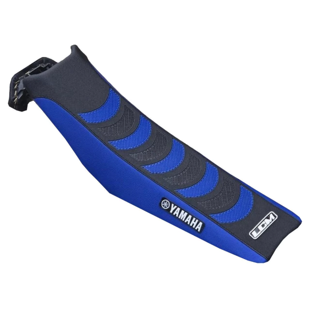 Funda Asiento Ultra Gripp para Yamaha YZ250F YZ450F 2018 2019 2020 | LCM | Negro Azul Azul