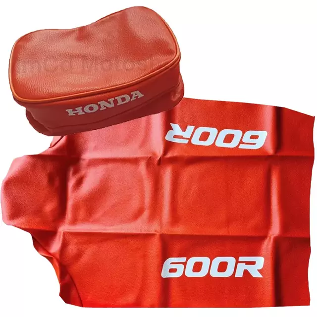 Funda de asiento + Bolso porta herramientas (Cartuchera) para Honda XR600R / XR 600 1992 - Naranja