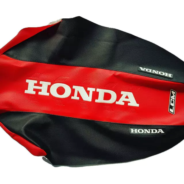 Funda de asiento Ultragrip para Honda XR600R XR 600R, 1988 - 2000, LCM, Color Rojo, Diseño E13