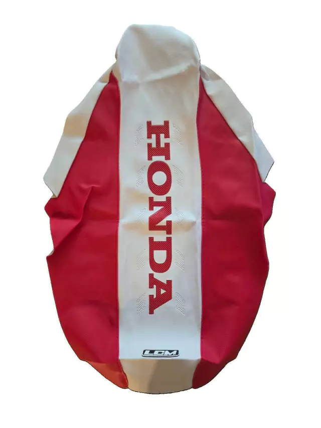 Funda de asiento Ultragrip para Honda XR650R XR 650R, todos los años, LCM, Color Blanco, Diseño E20