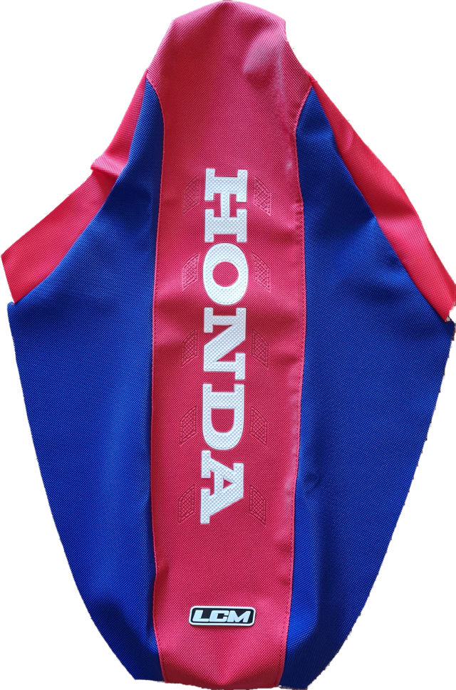 Funda de asiento Ultragrip para Honda XR650R XR 650R, todos los años, LCM, Color Rojo, Diseño E16