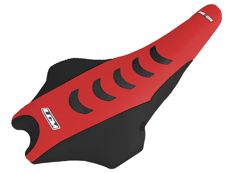 Funda de Asiento Yamaha YFZ450R - Rojo y negro Ultragrip LCM