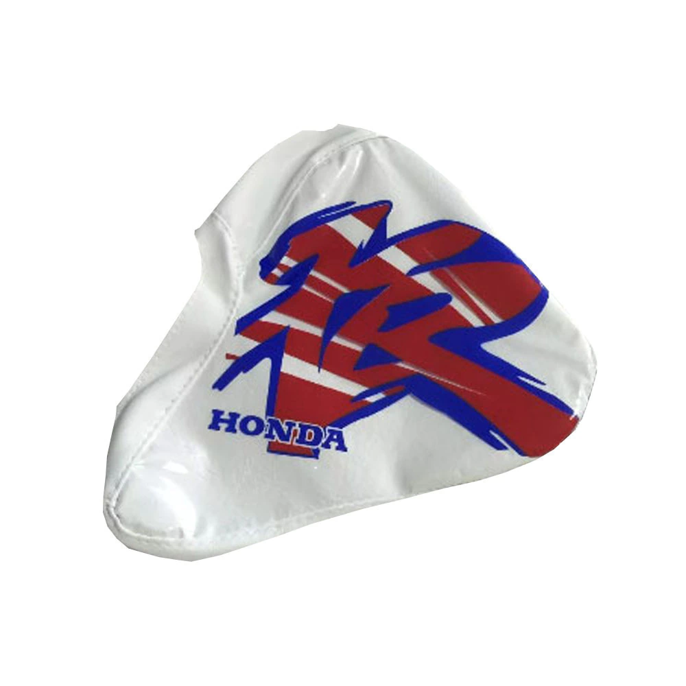 Funda de Tanque para Honda XR600R XR600 (1990 al 2000) - Diseño 1995 Blanca con Logo Rojo y Azul