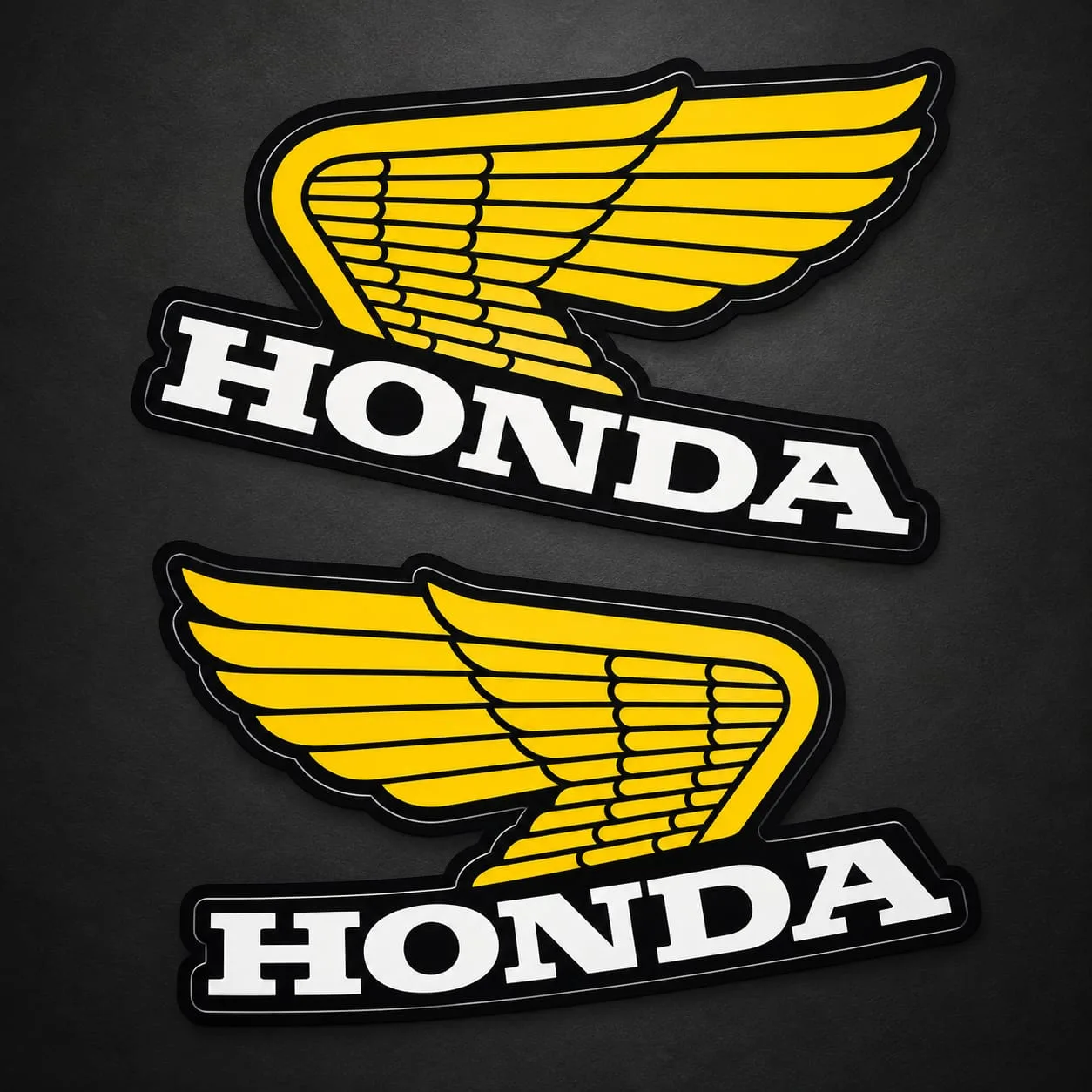 Gráficas, calcos para tanque de Honda XR350R 1983 - 1984 – Microperforadas con laminado grueso