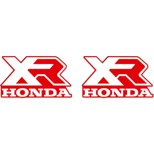 Gráficas tanque Premium 3M para Honda XR250R / XR 250R / XR250 - Modelo 1986 - Vinilo laminado grueso - color ROJO Y BLANCO