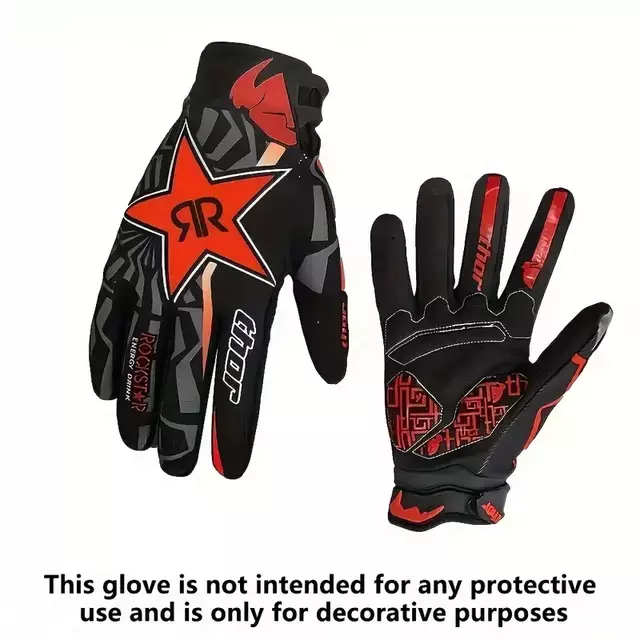 Guantes Moto Motocross Thor Negro Gris Unisex Antideslizante Negro | Rojo Xl (9.5cm - 10.5cm) - (copia) - (copia)