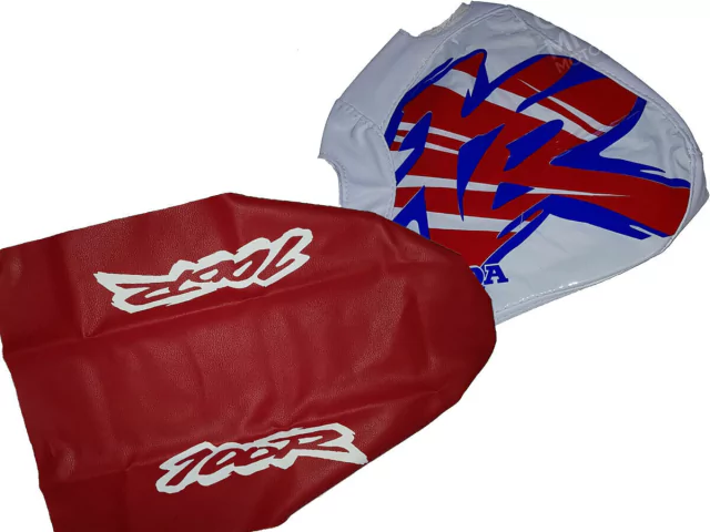 Kit funda de tanque + funda de asiento para Honda XR100R XR100 - Modelo 1995