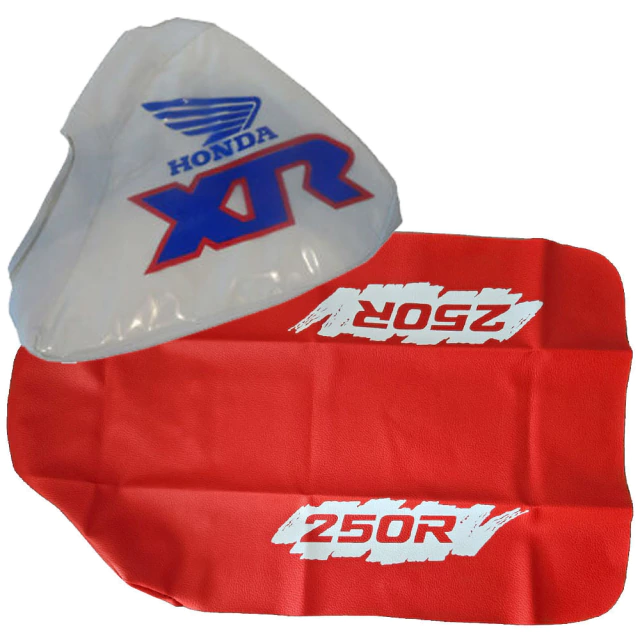 Kit funda de tanque + funda de asiento para Honda XR250R XR250 - Modelo 1991