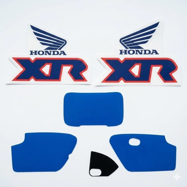 Kit de Gráficas Premium (3M) para Honda XR250R / XR 250R / XR250 - Modelo 1991 Incluye Calcos de Tanque, Laterales y Porta Farol - Vinilo Laminado Gru