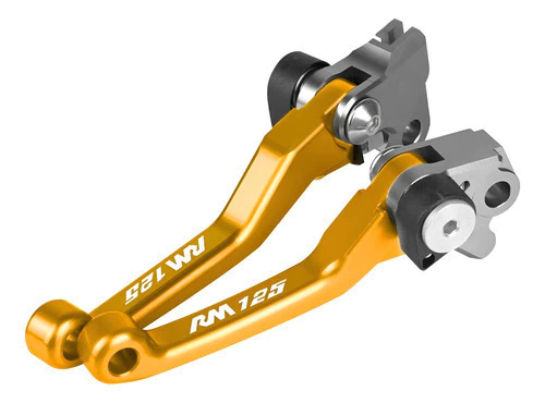 Manijas Palancas De Freno Embrague P/ Suzuki Rm 125 1996 03 Amarillo
