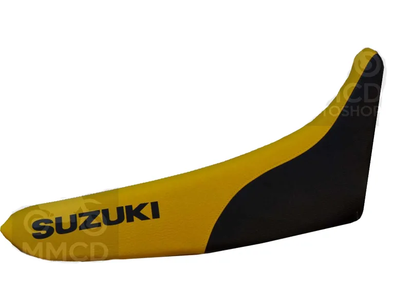 Suzuki DR 350 (DR350) Modelo 1998 Funda de Asiento Tapizado - Color Amarillo - Cuero Sintético Premium — foto 2