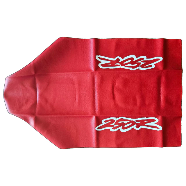 TAPIZADO FUNDA DE ASIENTO PARA HONDA XR250r - XR 250 - XR250 1995- CUERO SINTÉTICO ROJO