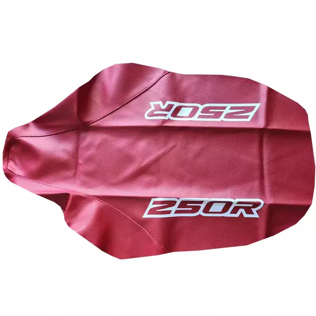 TAPIZADO FUNDA DE ASIENTO PARA HONDA XR250r - XR 250 - XR250 2000 - CUERO SINTÉTICO ROJO