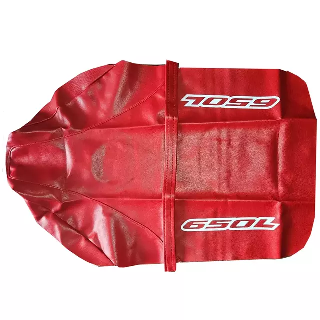 HONDA XR650L XR 650L 2000 - TAPIZADO FUNDA DE ASIENTO CUERO SINTÉTICO ROJO