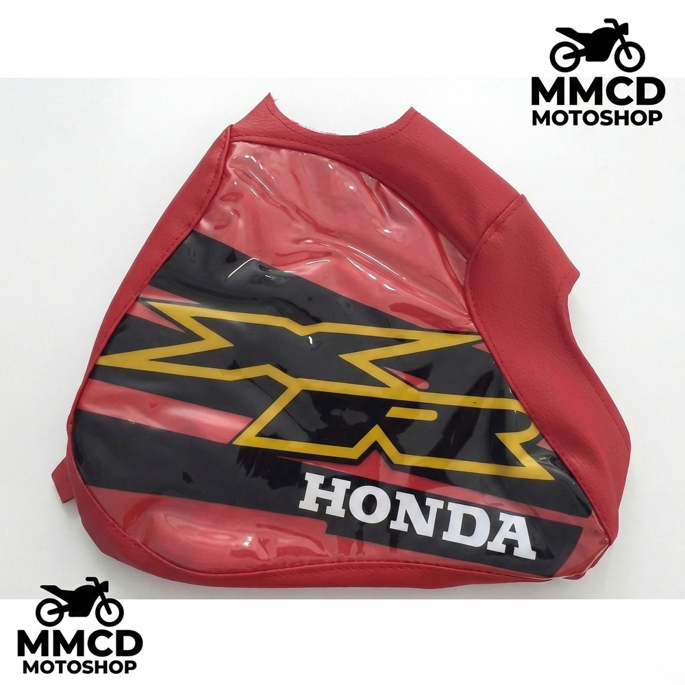 XR80R Diseño 2000 Funda de Tanque XR 80 1990-2000 Cuero Sintético y Vinilo rojo - (copia)